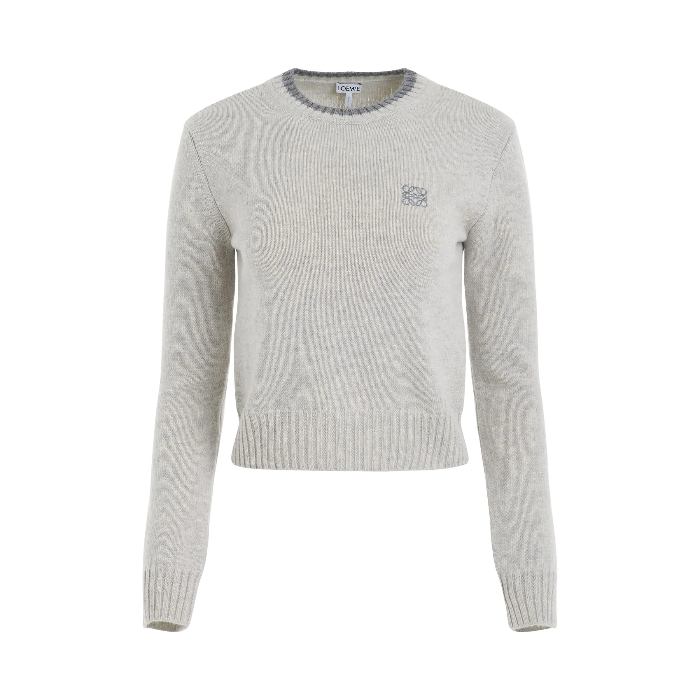 Anagram Sweater in Light Grey