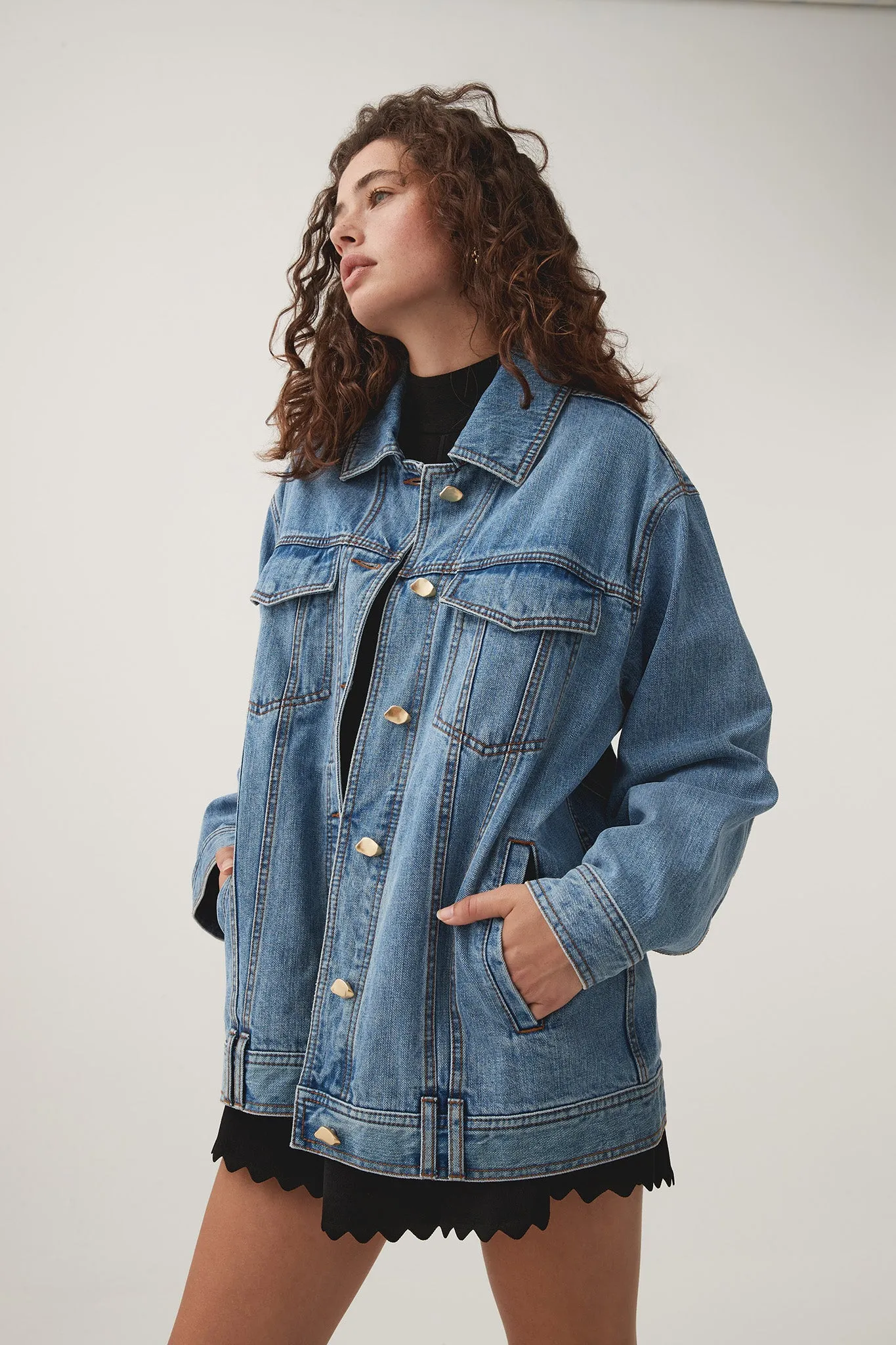 Aradia Oversized Denim Jacket