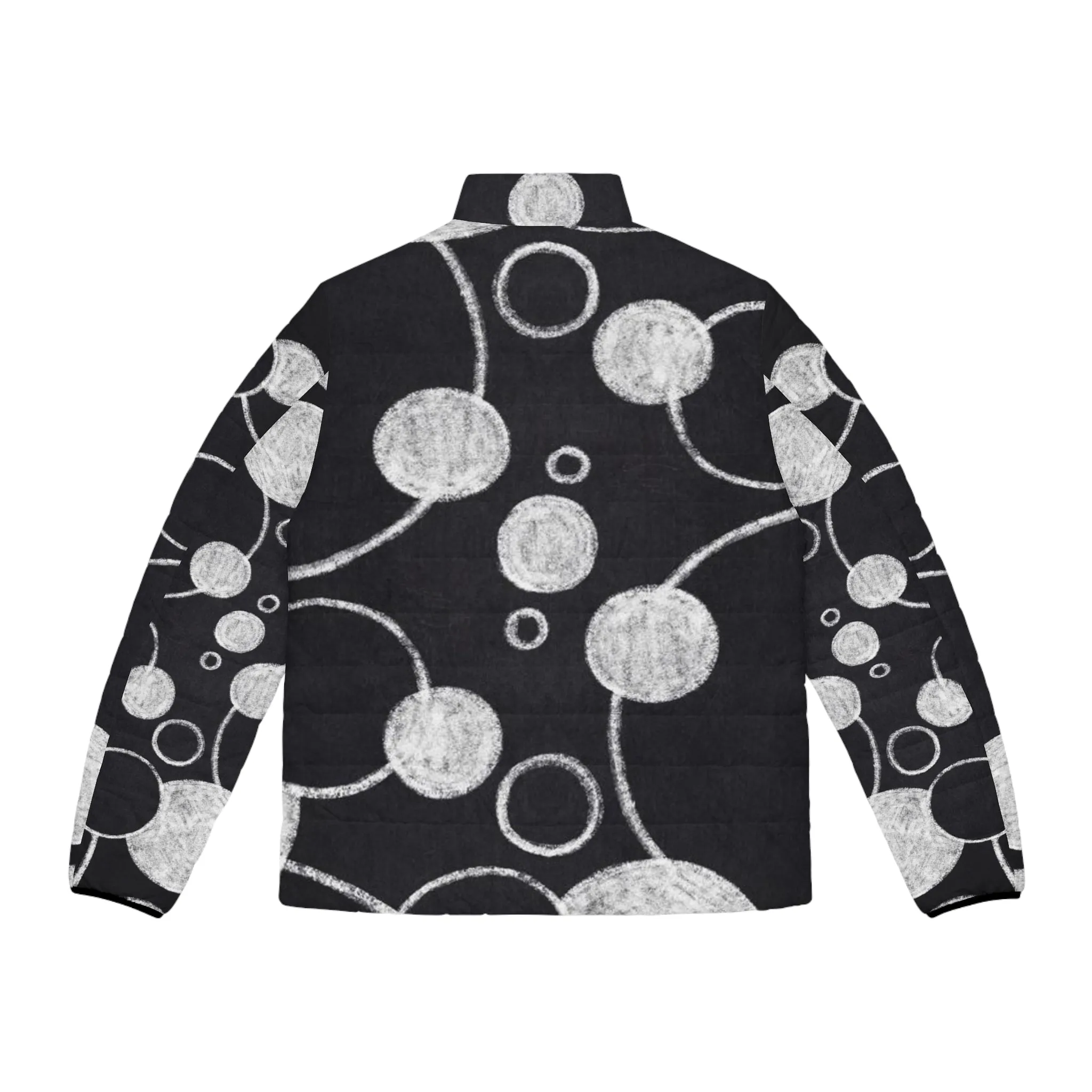 Black Dots - Men's Puffer Jacket