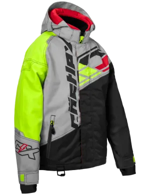 Castle X Code Youth Winter Jacket HiVis Silver