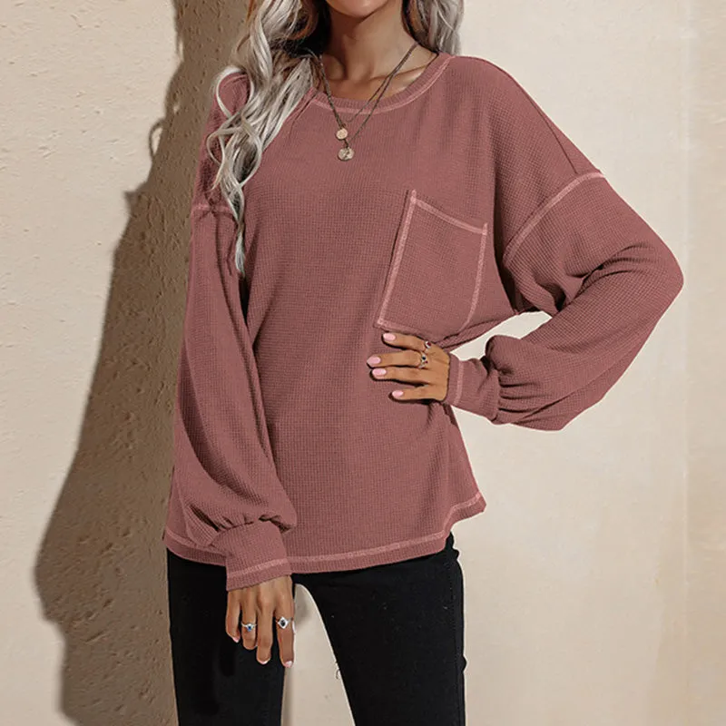 Casual Loose Tunic Sweatshirt