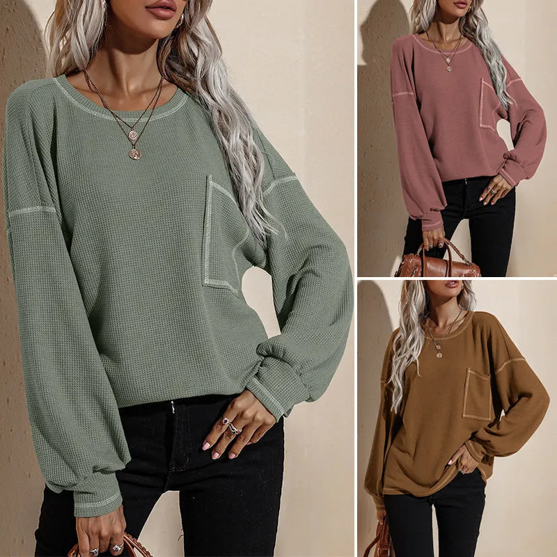 Casual Loose Tunic Sweatshirt