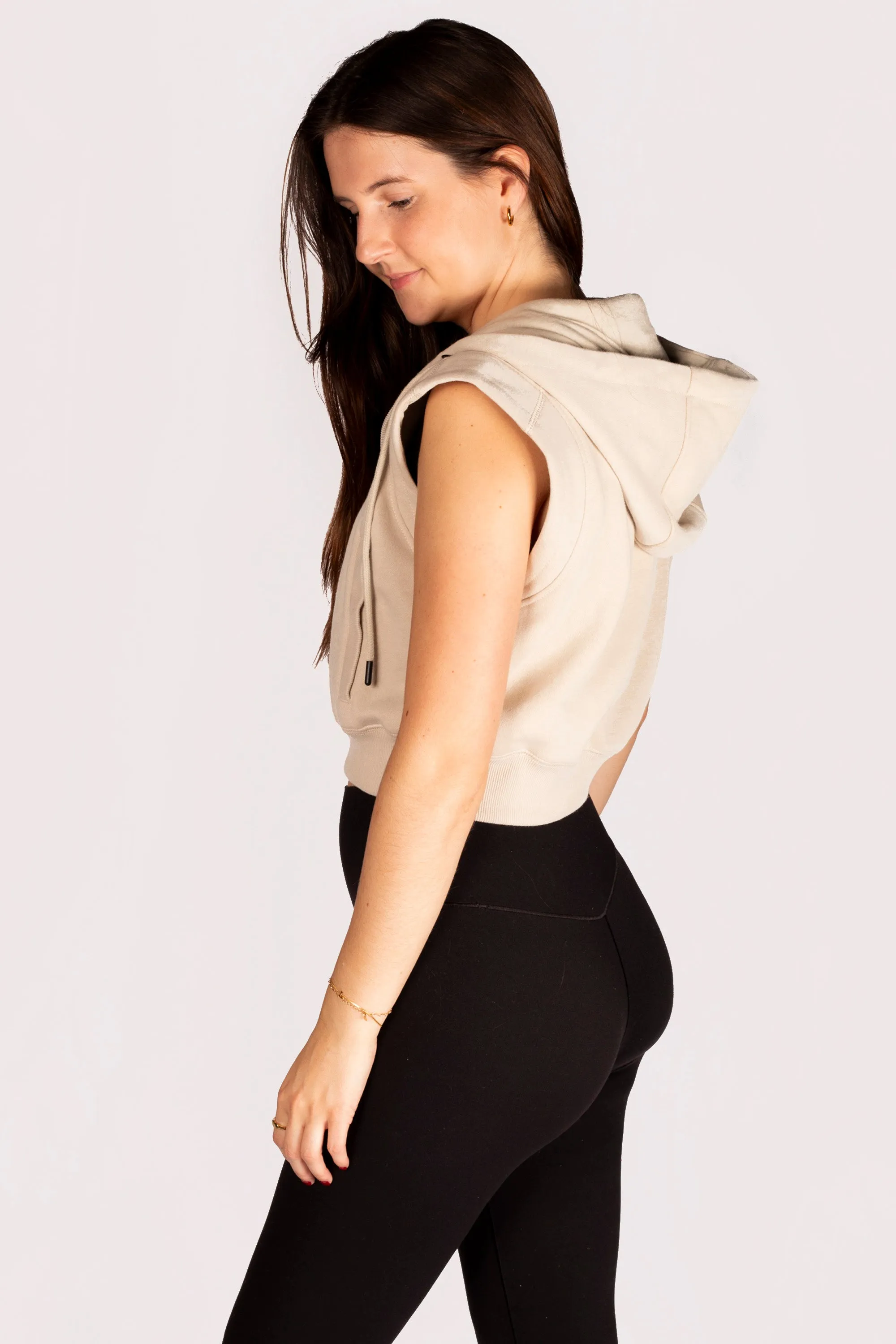 Colby Vanilla Activewear Vest - FINAL SALE