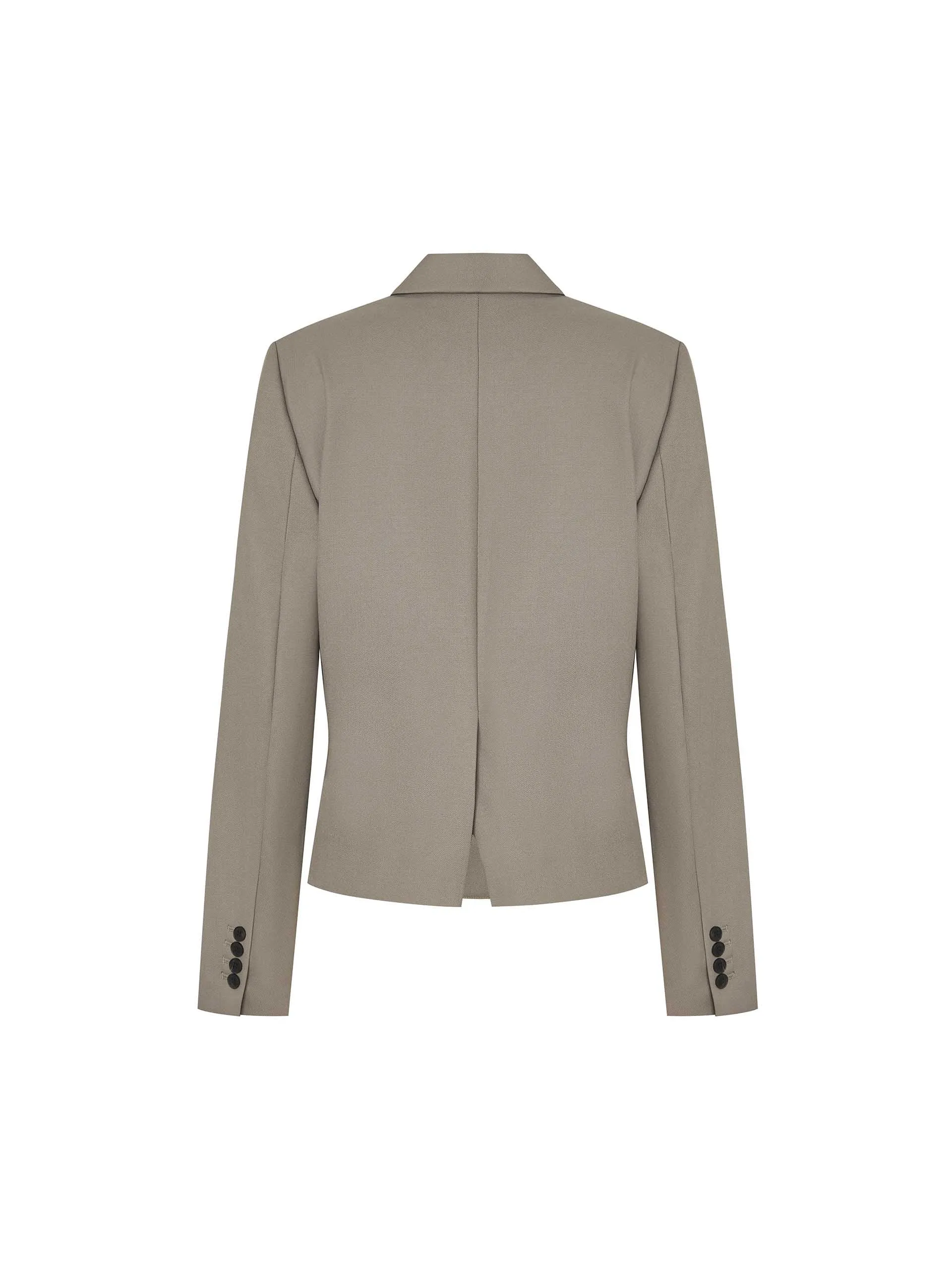 Deconstructed Hem Blazer