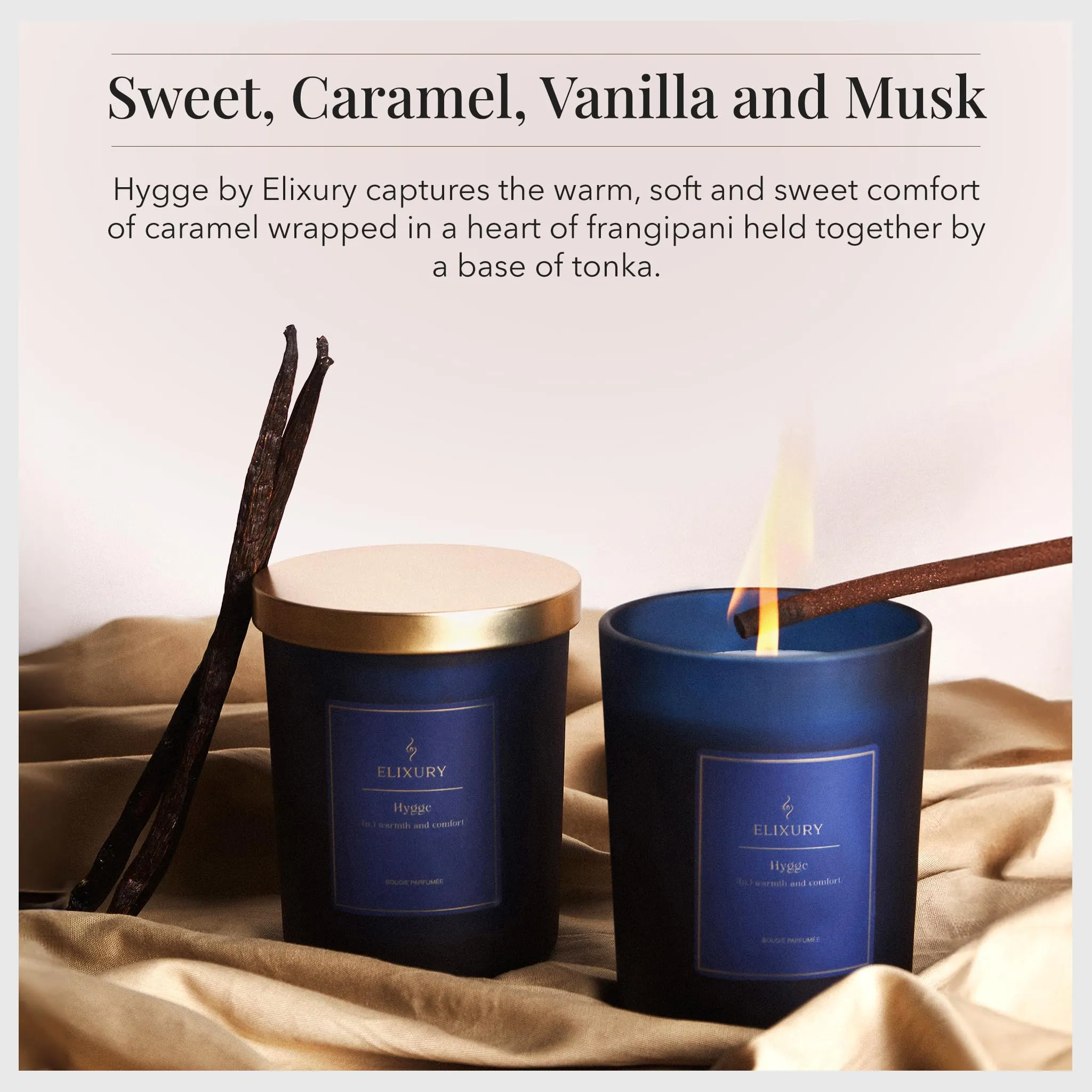 Elixury Hygge Bougie Parfum Candle 200g