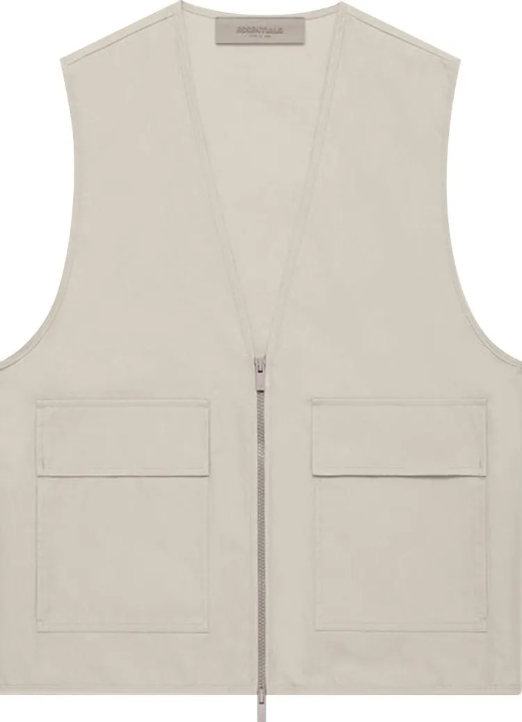 Fear of God Essentials Work Vest 'Wheat', cream