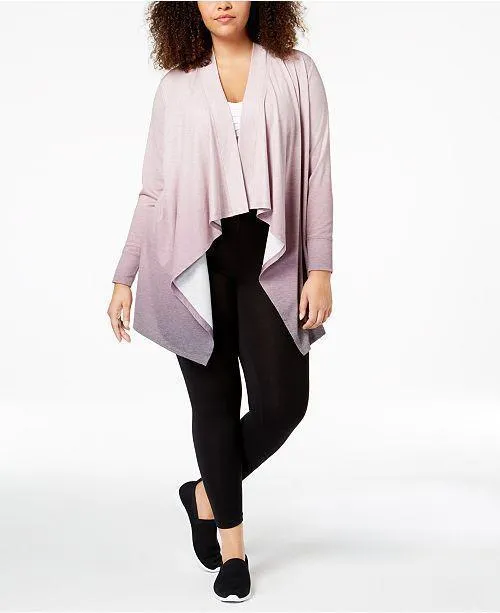 Ideology Women's Plus Size Dip-Dyed Wrap