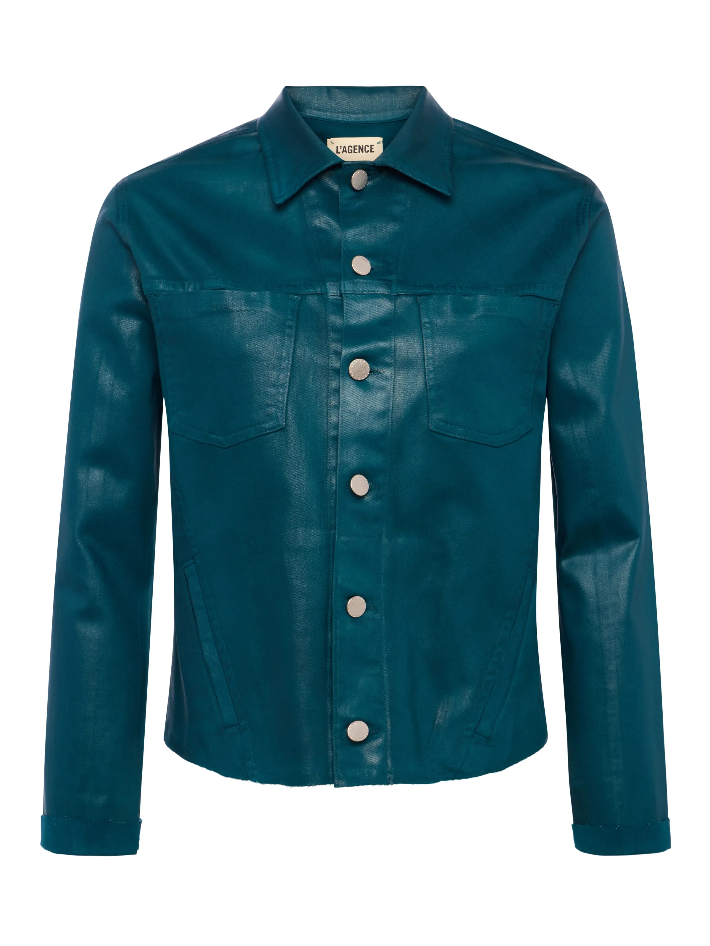 Janelle Coated Denim Jacket