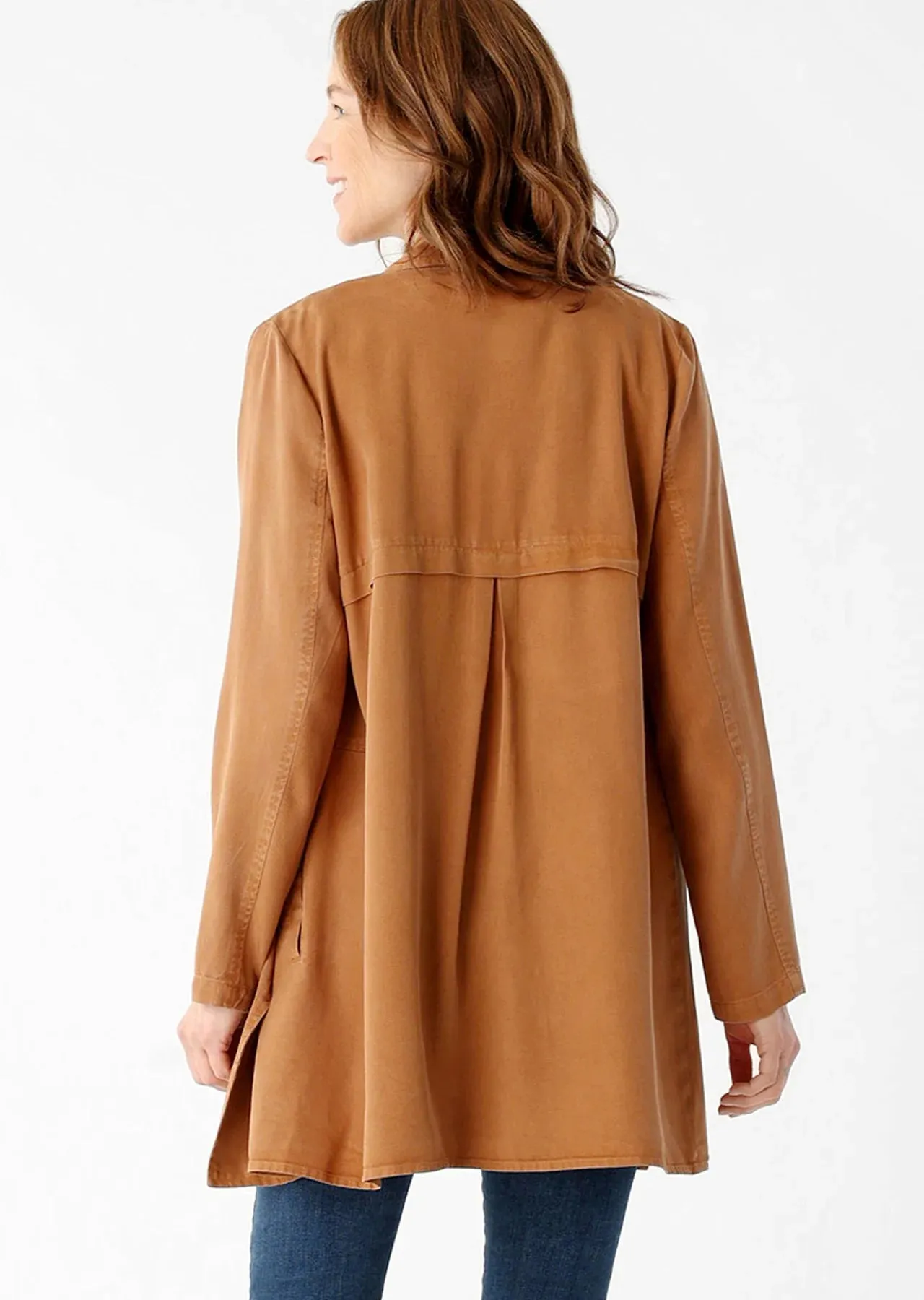 Long Sleeve Trench Coat Kerry Twill