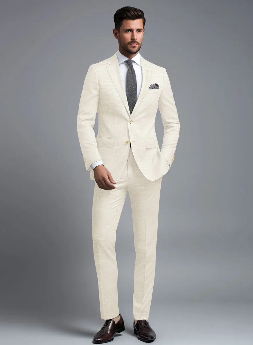 Loro Piana Bianchi Wool Silk Linen Suit