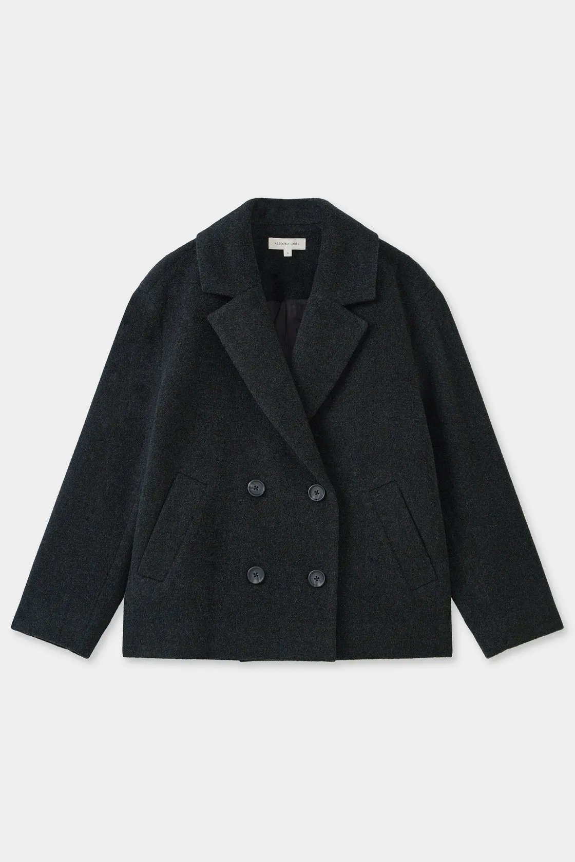 Lucy Wool Coat - Charcoal