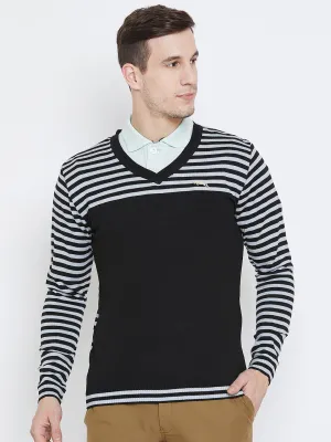 Men Black Casual Sweaters