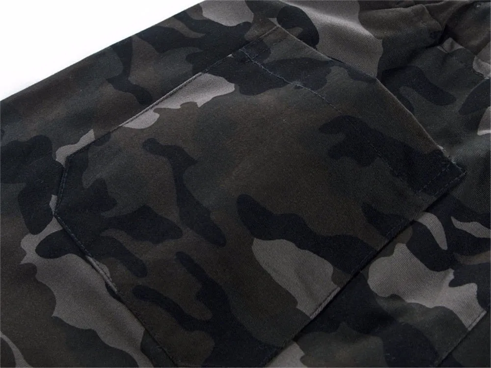 Men Cotton Military  Loose Comfortable Cargo Pants