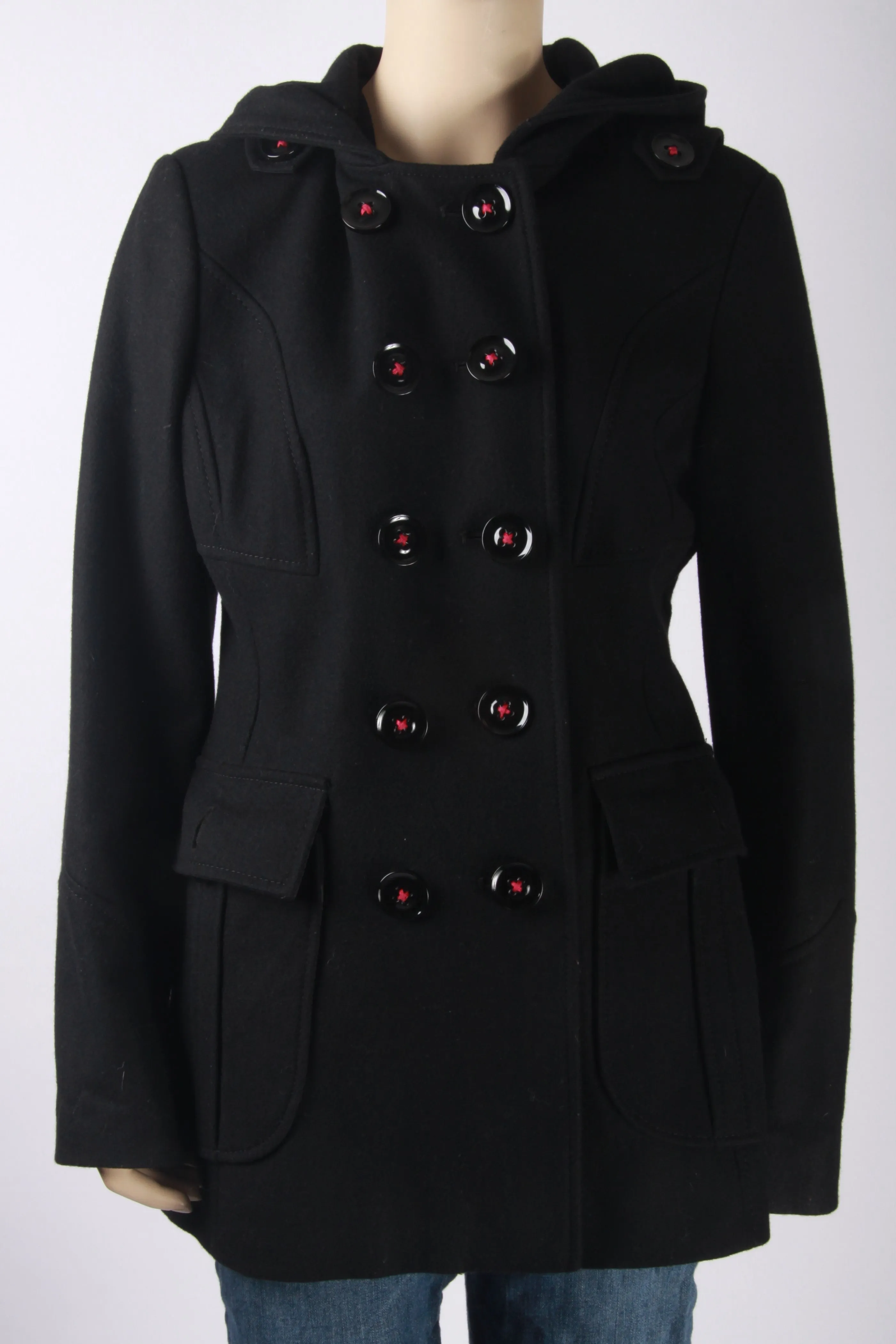 Miss Sixty M60 Hooded Coat-Size Medium