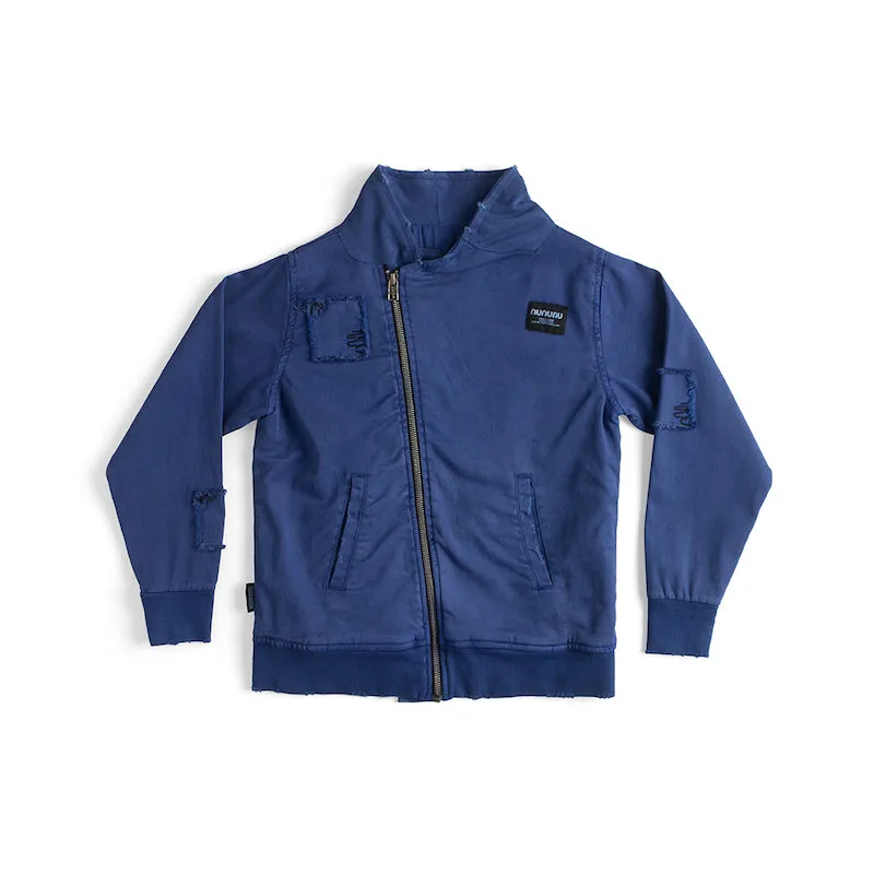 NUNUNU Diagonal Zip Jacket