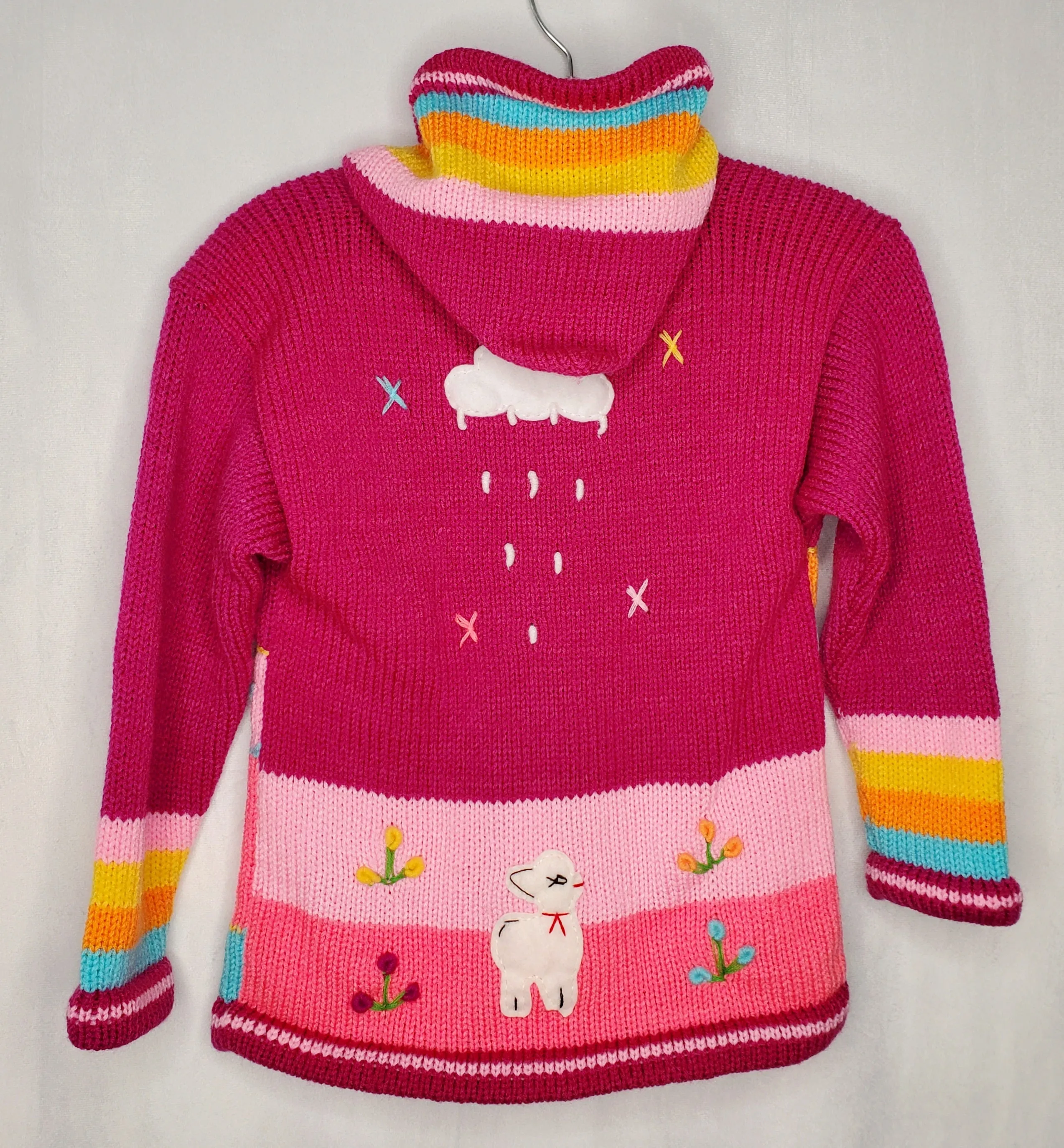 Peruvian Sweater - Fushia 5-6