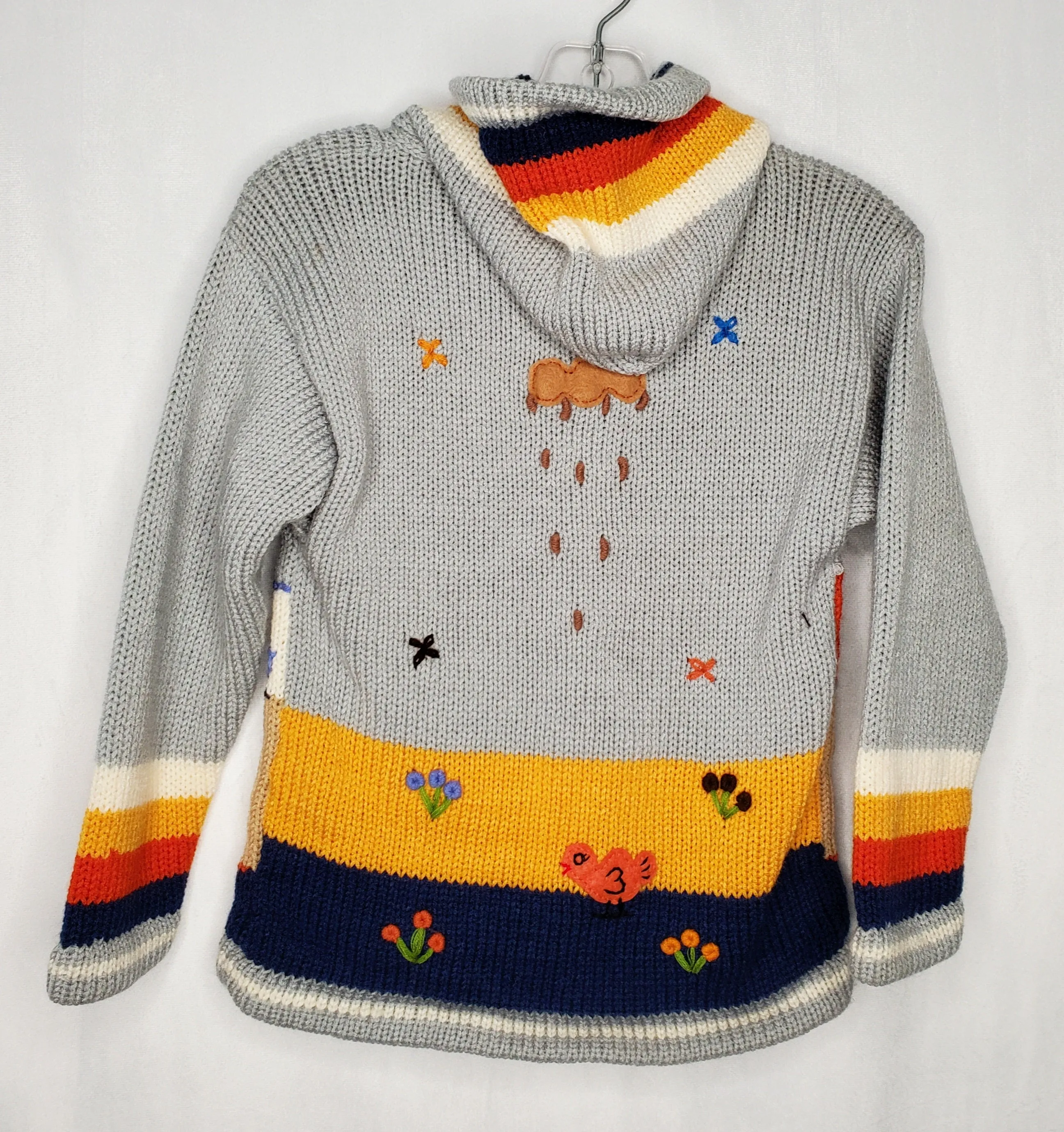 Peruvian Sweater - Grey 5-6