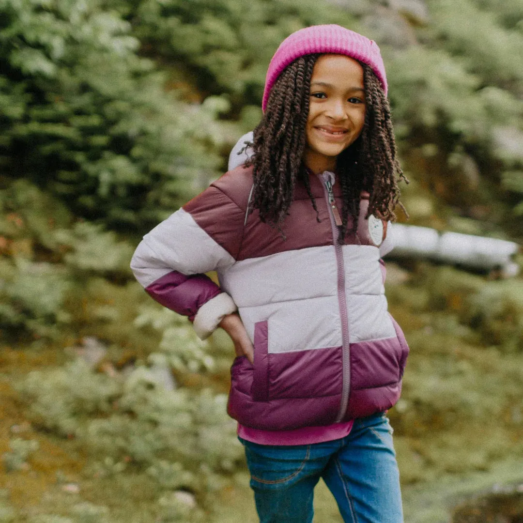 The Nero Puffer Jacket - Purple - KIDS