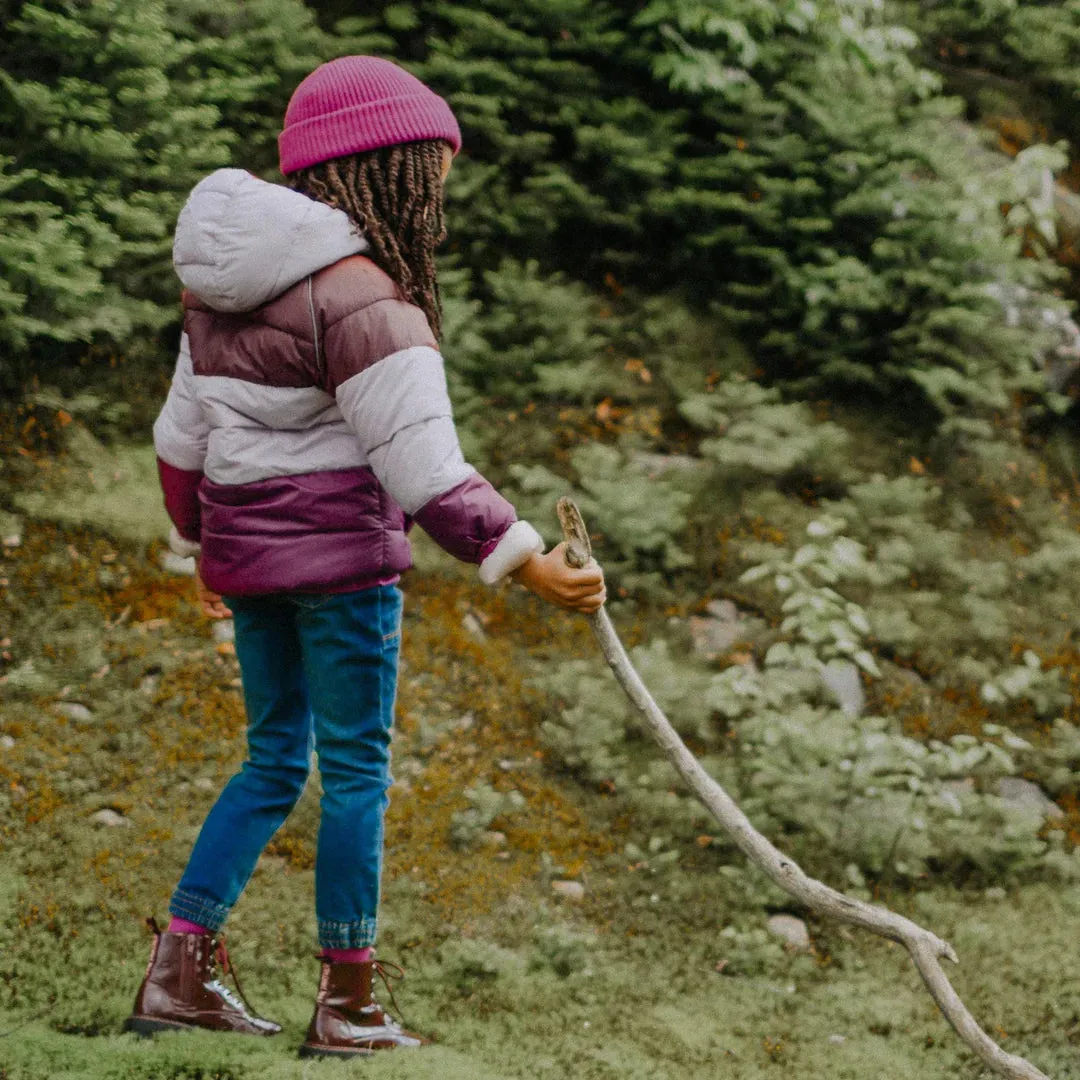 The Nero Puffer Jacket - Purple - KIDS