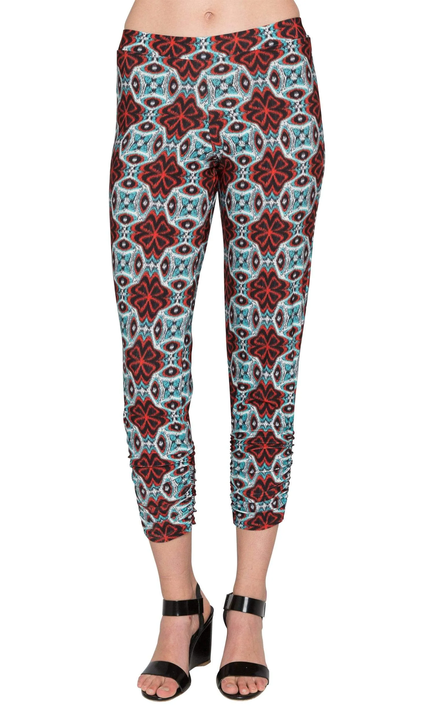 Viereck Yelp Ruched Crop Pant - Fondu