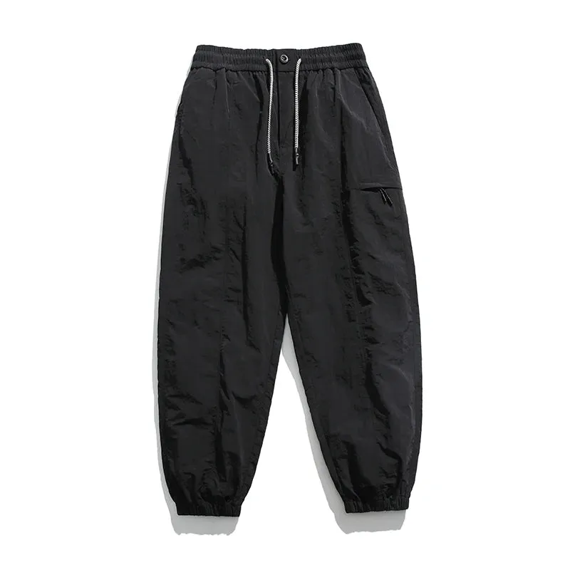 Vintage Thin Jogging Pants Streetwear Sweatpants Casual Joggers