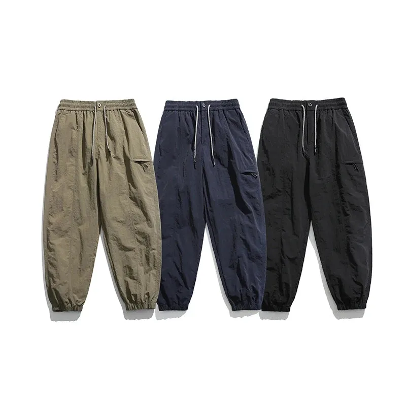 Vintage Thin Jogging Pants Streetwear Sweatpants Casual Joggers