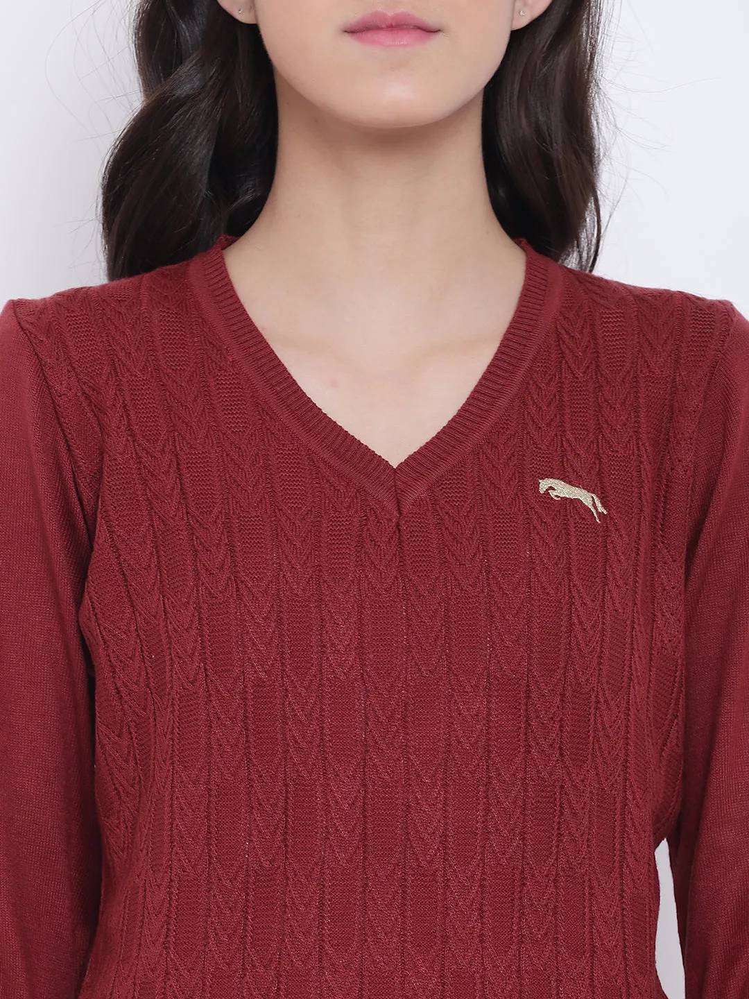 Women Red Casual Sweaters