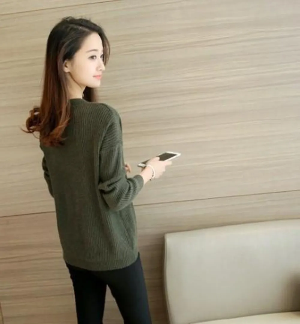 Womens V Neck Sweaters